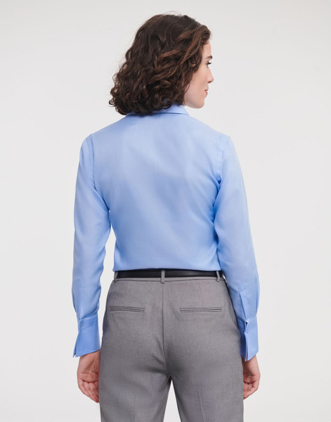 Ladies’ Ultimate Non-Iron ShirtLS - White / XS (34)