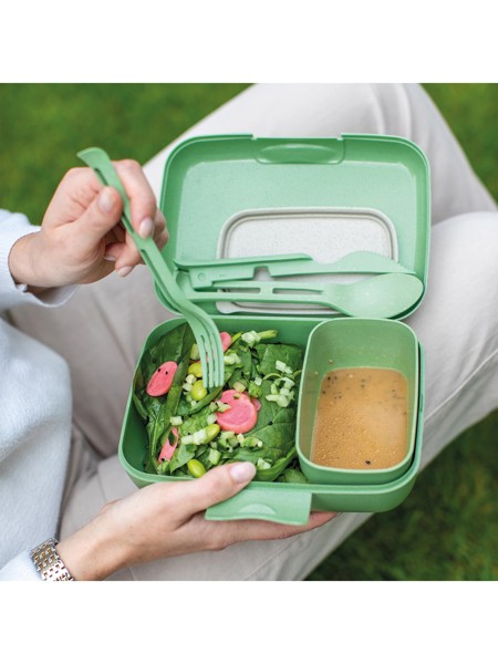 Lunchboxset met bestek CANDY READY