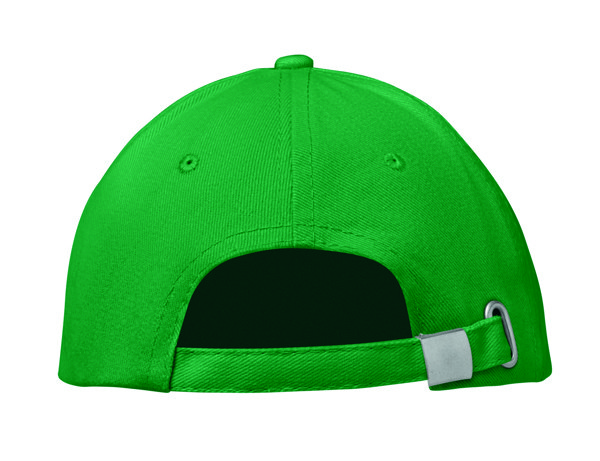 6 panel baseball cap 260 gr/m Buffalo - Prairie Green / White