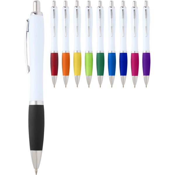 Stylo bille Nash en plastique recyclé (encre bleue) - Bleu royal
