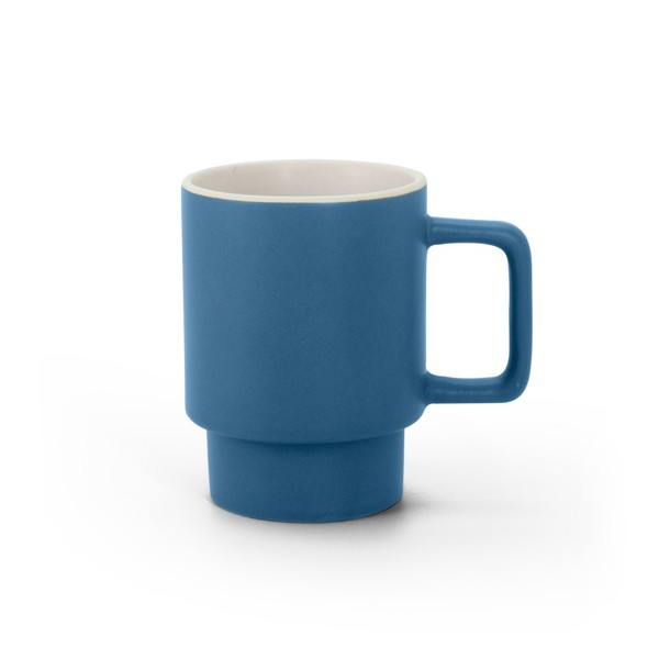 KUERTEN. Keramický hrnek s matným povrchem, 330 ml - Modrá