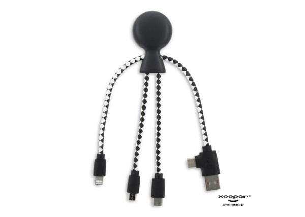 2081 | Xoopar Mr. Bio Charging cable - Black