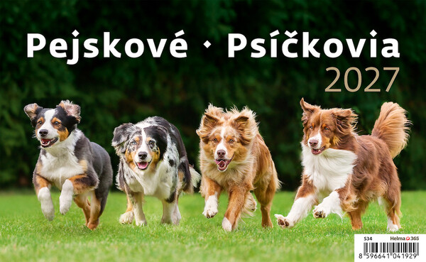 Stolní kalendář Pejskové 2027