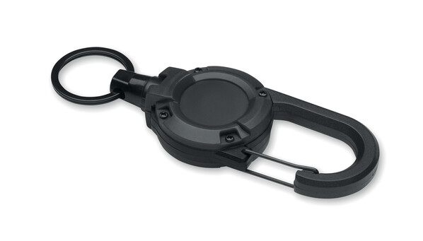 Retractable badge holder Stiba - Black