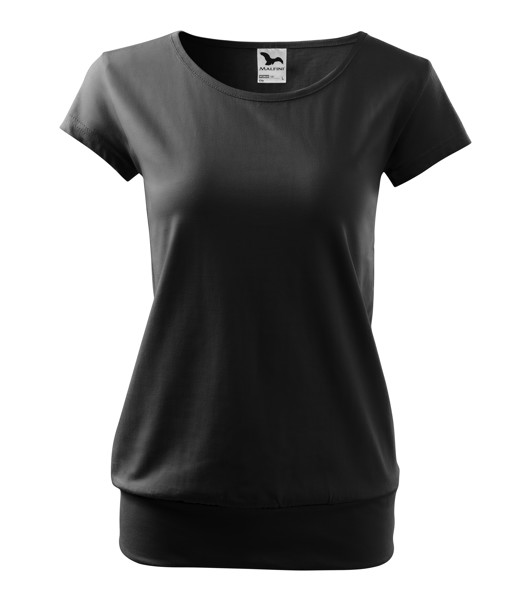 Tričko Dámske Malfini® City - Čierna / 3XL