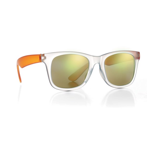 Sunglasses with mirrored lense America Touch - Orange