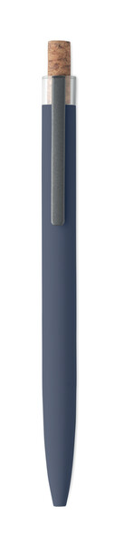 Stylo en aluminium recyclé Bergamo + - Bleu