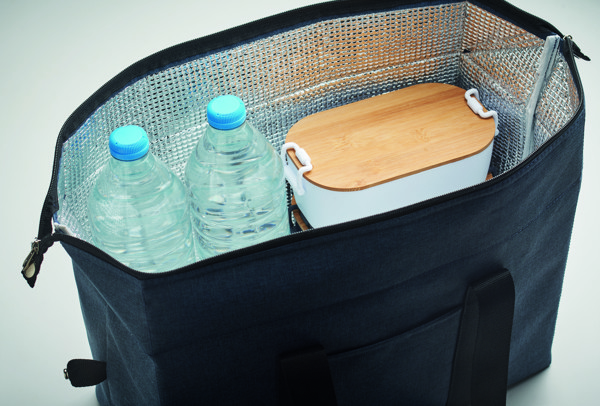 Saco isotérmico 300D RPET 37L Kira - Azul