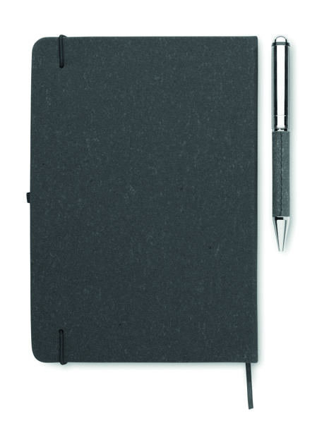 Set regalo Notebook e penna Eleganote - Nero