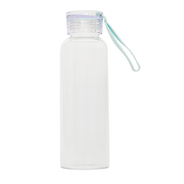 500 ml Azure glass water bottle