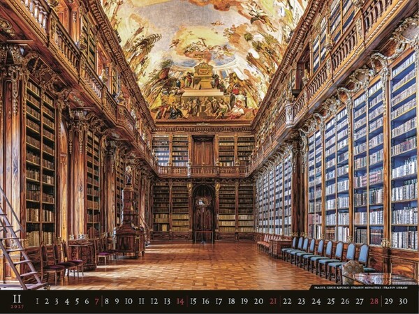 Nástenný Kalendár Bibliotheca 2027