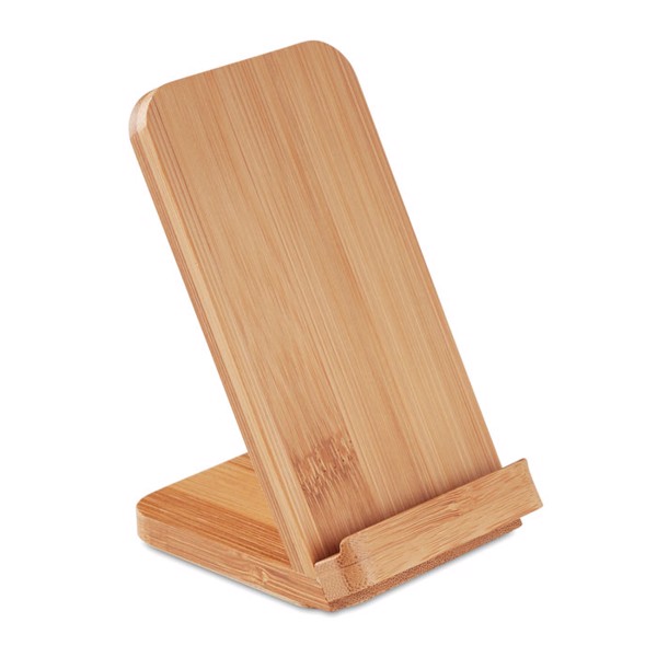 Bamboo wireless charging stand Wire&Stand