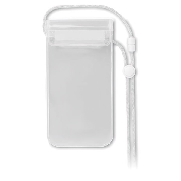 Wodoodporne etui na smartfon Colourpouch - przezroczysty biały