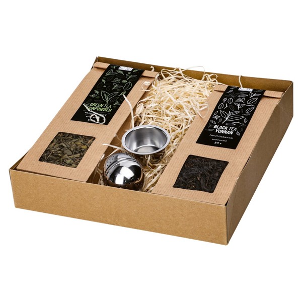 VERDE. Kazeta čaj zelený černý