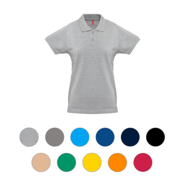 THC MONACO WOMEN. Polo pour femme - Bleu / XXL