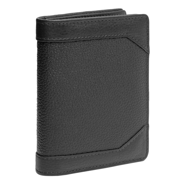 Genuine Leather Credit Card Wallet Wall Street