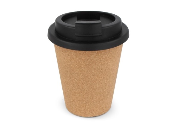 R-PP Cork coffee cup 350 ml - Black