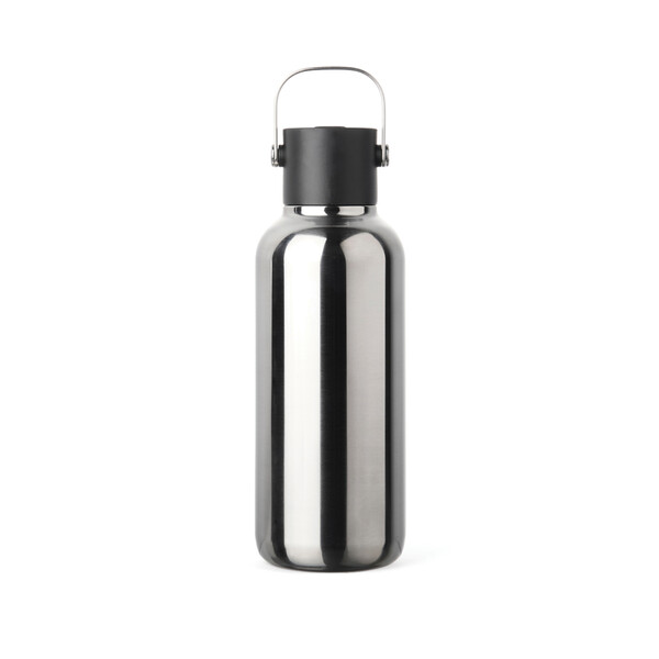 Nerezová láhev VINGA Cael 600 ml z RCS - Stříbrno-Šedá