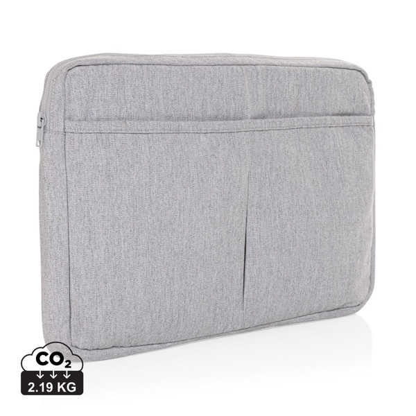 Laluka AWARE™ torbica za laptop 15,6" od recikliranog pamuka - Siva
