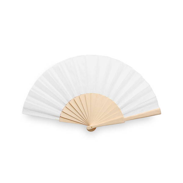 Hand Fan Folklore - White