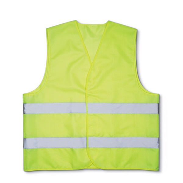 Knitted material waistcoat Visible - Yellow
