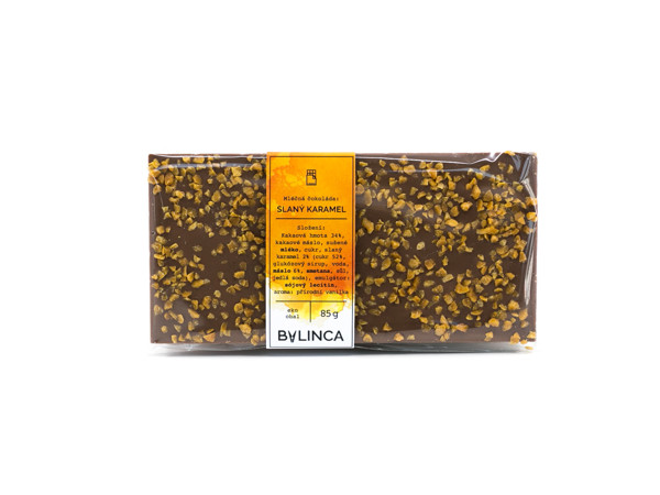 Mliečna čokoláda: Slaný karamel 85g