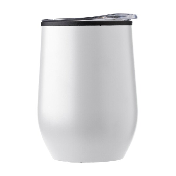 Copo térmico de parede dupla Zoe | 300 ml - branco