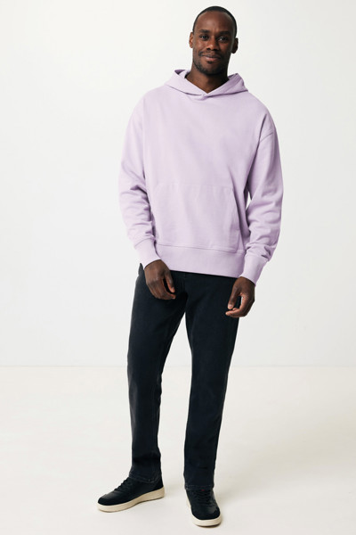 Sweat à capuche en coton recyclé Iqoniq Yoho - Lavender / XS