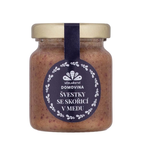 Slivky so škoricou v mede 75 g