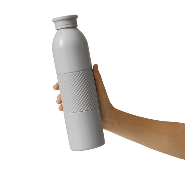 Vacuum Insulated Bottle Vacugrip - Grey