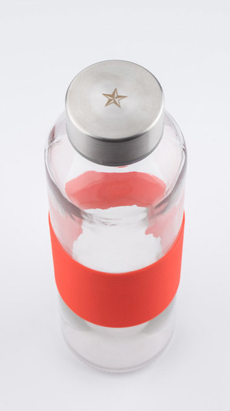 Butelka szklana GLASSI 510 ml - Czerwony
