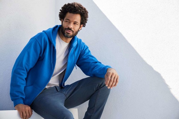 Heavy Blend™ Adult Full Zip Hooded Sweatshirt - White / S