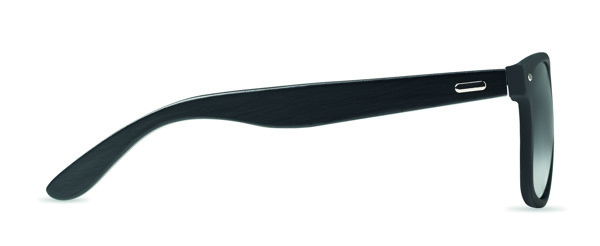 Sunglasses with bamboo arms Rhodos - Shiny Silver