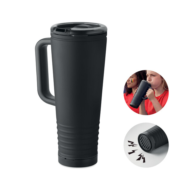 Dvojstenný pohár Howler Cup 700 ml. - Čierna