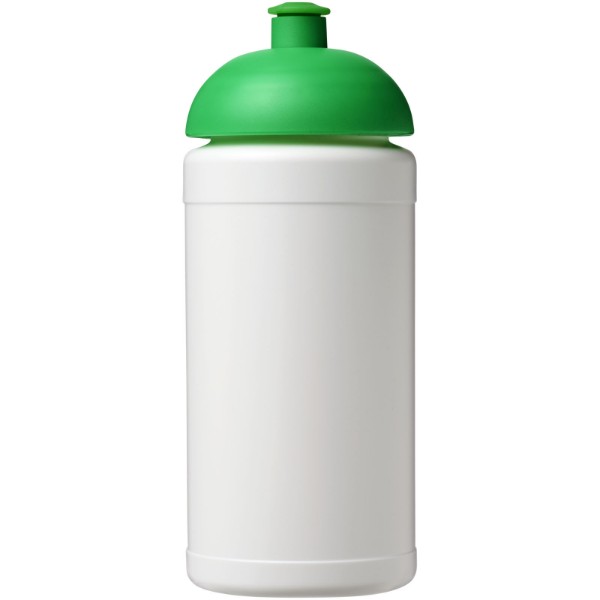 Bidon Baseline® Plus o pojemności 500 ml z wypukłym wieczkiem - Biały / Zielony