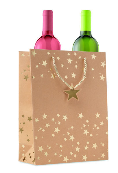 Saco de papel de embrulho Sparkle - Ouro
