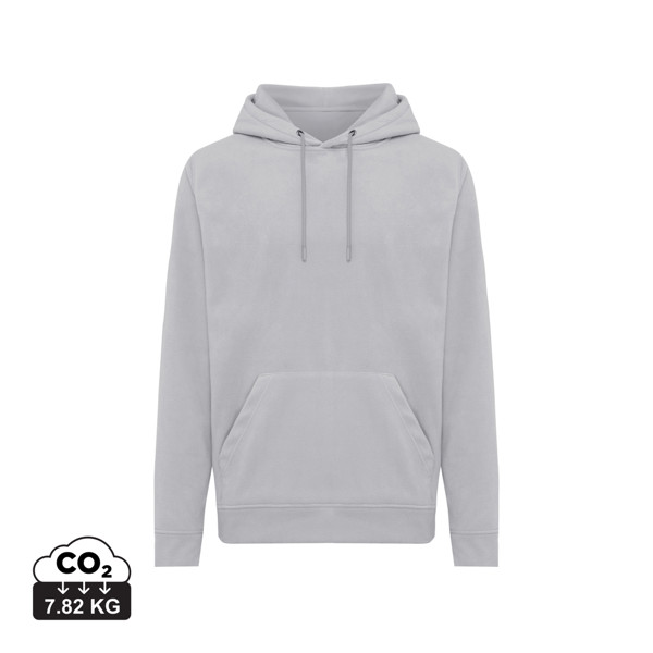 Polaire à capuche en polyester recyclé Iqoniq Trivor - Storm Grey / S