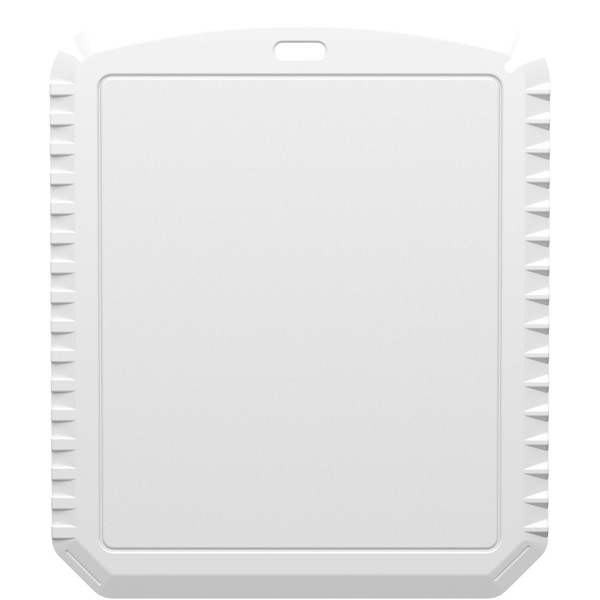 Thrym rectangular recycled plastic ice scraper - White