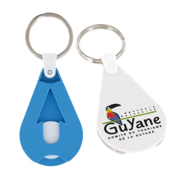KEY-RING TOKEN HOLDER - Blanc / 