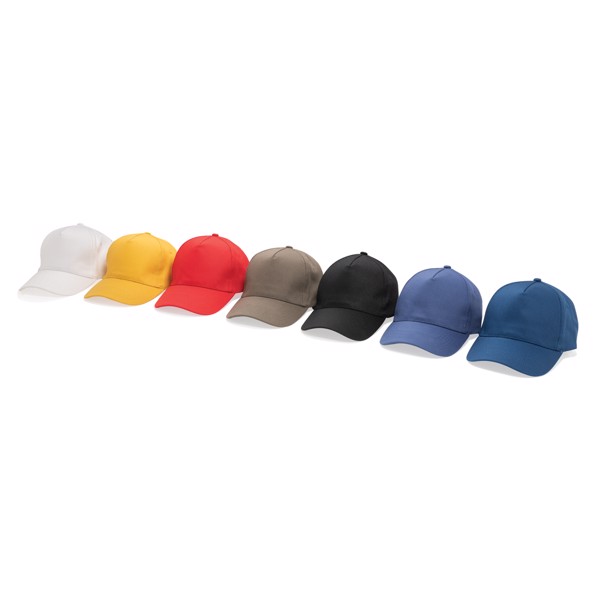 Impact 5 Panel Kappe aus 280gr rCotton mit AWARE™ Tracer - Weiß