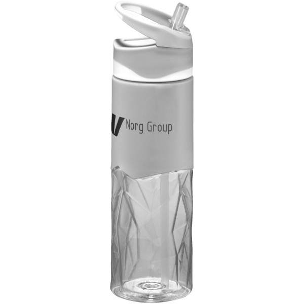 Radius 830 ml Tritan™ geometric sport bottle - Transparent Clear