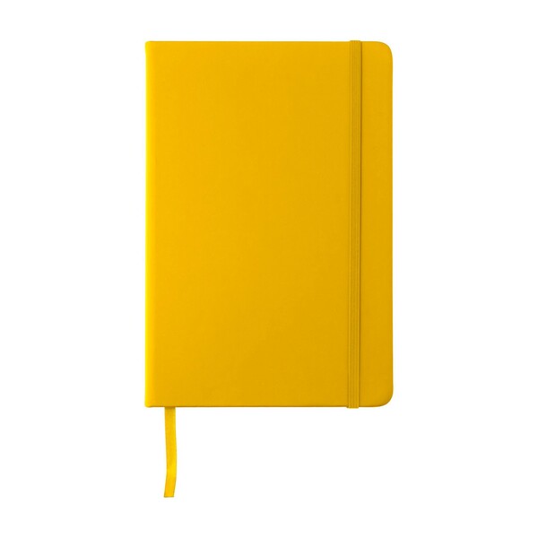 Caderno Eva | A5 | Pautado - amarelo