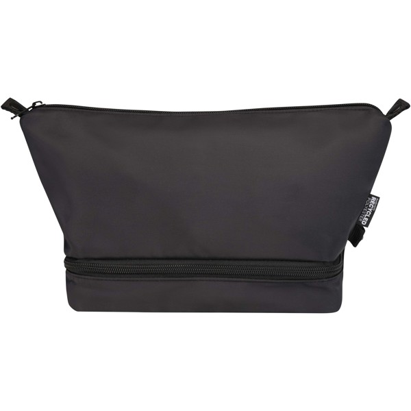 Trip Aware™ Recycelter Reisekulturbeutel 6 L - schwarz