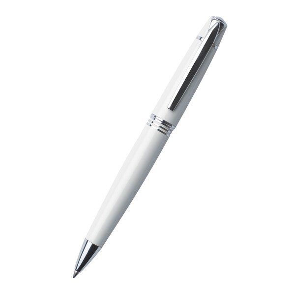 Stylo à bille VANCOUVER - blanc éclatant