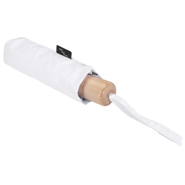 Parapluie 21" RPET Dane - Blanc