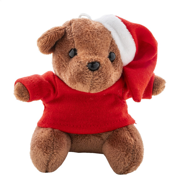 Plush Christmas Teddy Bear Keyring Julnalle
