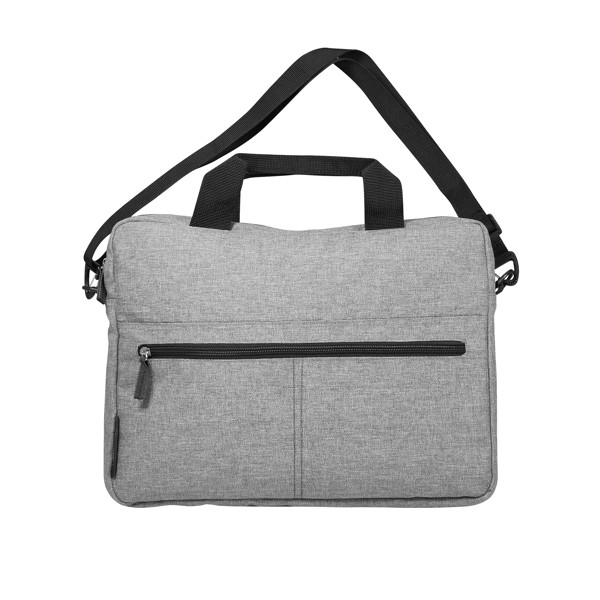 Computer bag BIZZY - GREY/GREEN