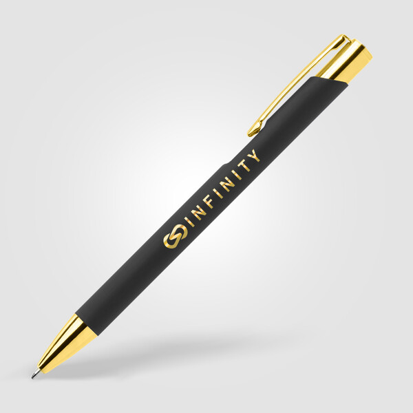 Stylo Crosby Doré - Noir / Laser