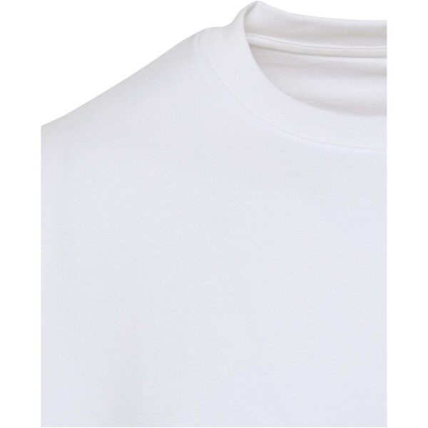 Boris unisex oversize svetr s kulatým výstřihem z organického OCS materiálu o gramáži 280 g/m2 - Bílá / 3XS