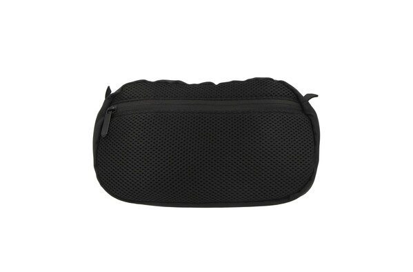Crossbody bag R-PET with drawcord - Black